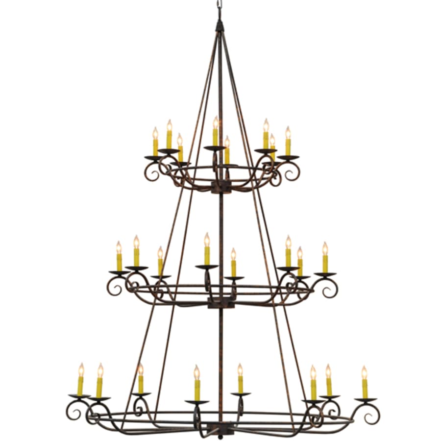 Meyda Tiffany Estrella 24 Light 60" Wide Taper Candle Style Chandelier