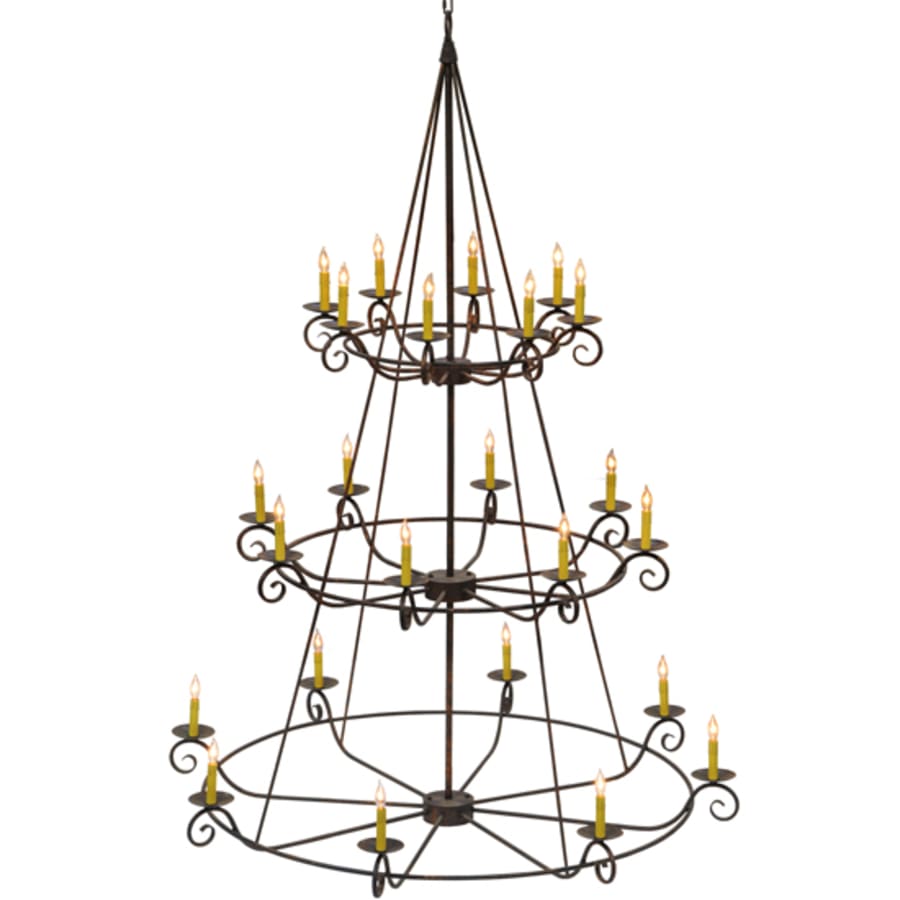 Meyda Tiffany Estrella 24 Light 60" Wide Taper Candle Style Chandelier