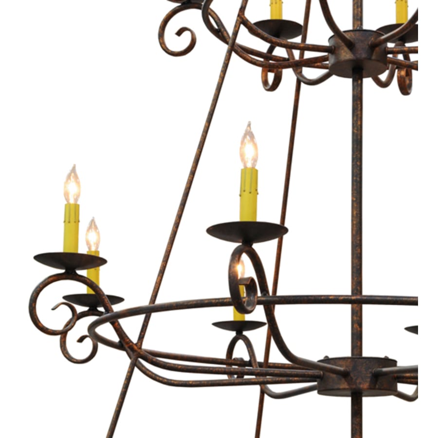 Meyda Tiffany Estrella 24 Light 60" Wide Taper Candle Style Chandelier