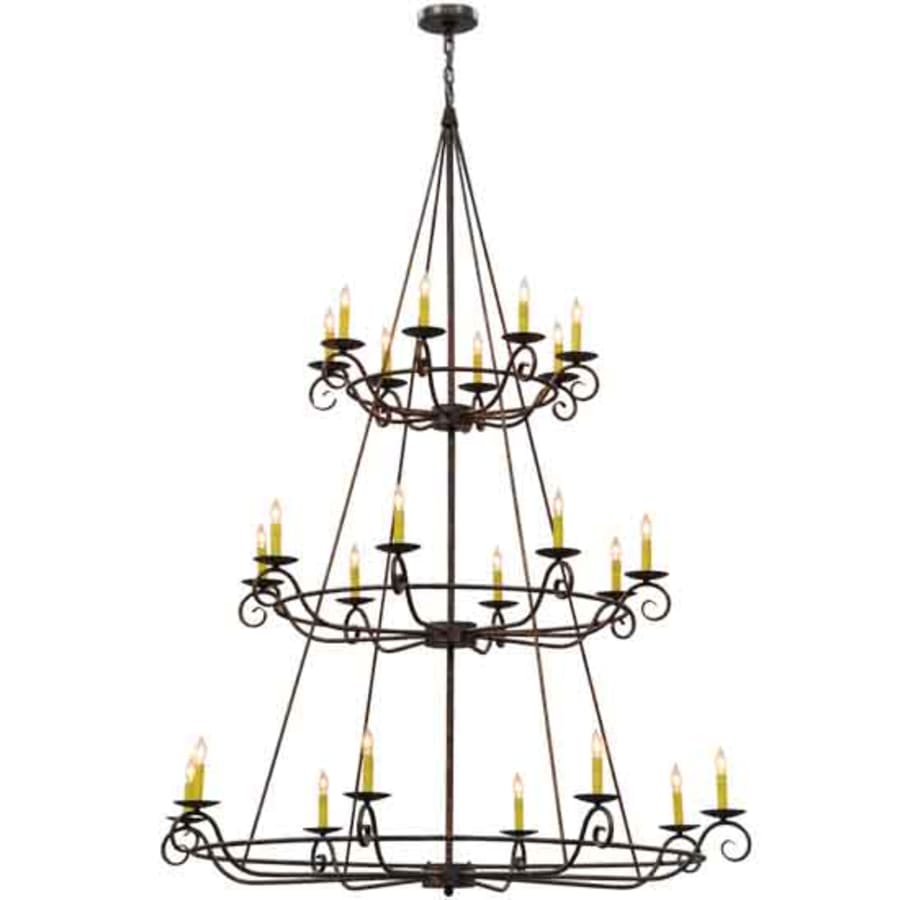 Meyda Tiffany Estrella 24 Light 60" Wide Taper Candle Style Chandelier