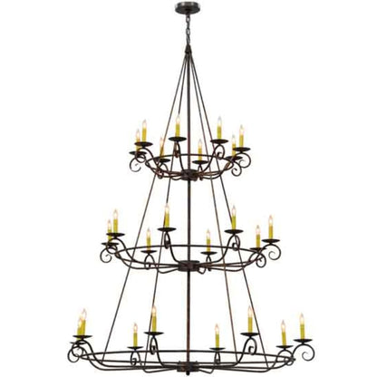 Meyda Tiffany Estrella 24 Light 60" Wide Taper Candle Style Chandelier