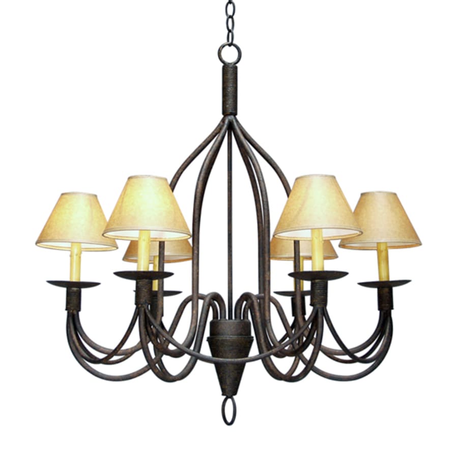 Meyda Tiffany Bell 6 Light 34" Wide Chandelier