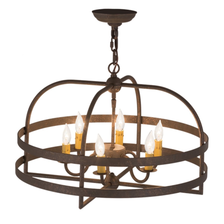 Meyda Tiffany Aldari 6 Light 22" Wide Taper Candle Style Chandelier