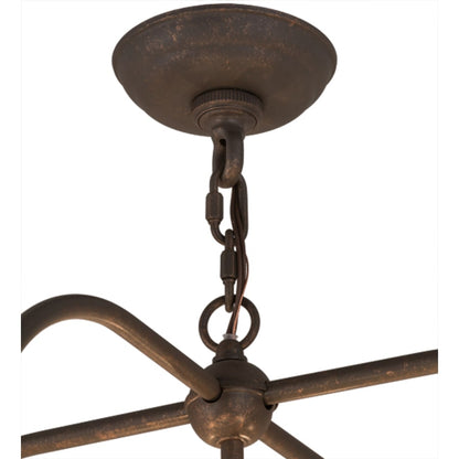 Meyda Tiffany Aldari 6 Light 22" Wide Taper Candle Style Chandelier