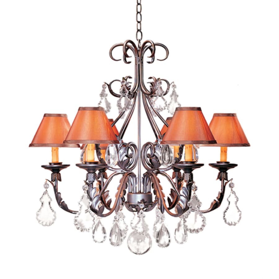 Meyda Tiffany French Elegance 6 Light 28" Wide Crystal Chandelier