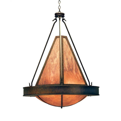 Meyda Tiffany Obsidian 6 Light 36" Wide Pendant