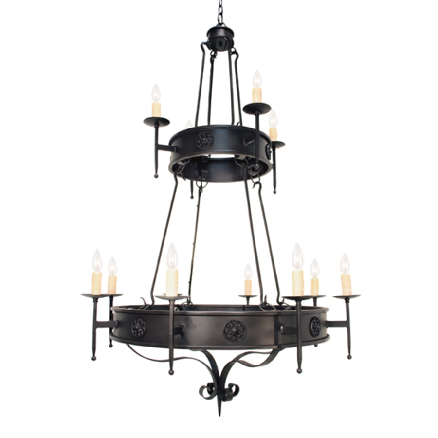 Meyda Tiffany Lorenzo 12 Light 48" Wide Taper Candle Style Chandelier