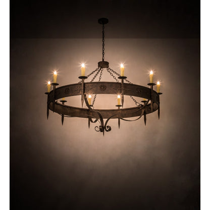 Meyda Tiffany Calandra 10 Light 66" Wide Taper Candle Style Chandelier