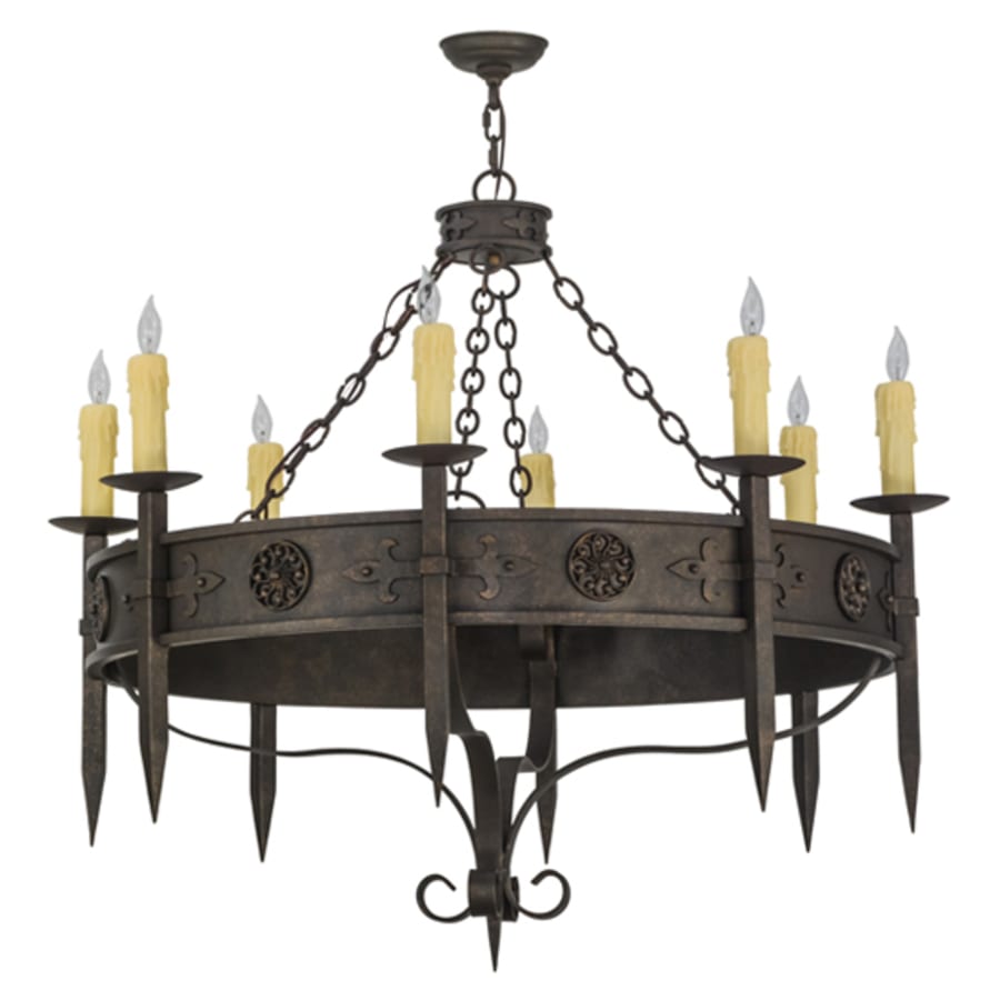 Meyda Tiffany Calandra 8 Light 42" Wide Taper Candle Style Chandelier