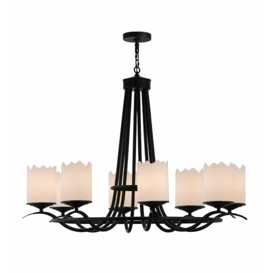 Meyda Tiffany Octavia 8 Light 48" Wide Pillar Candle Style Chandelier