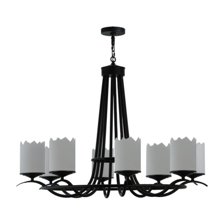Meyda Tiffany Octavia 8 Light 48" Wide Pillar Candle Style Chandelier