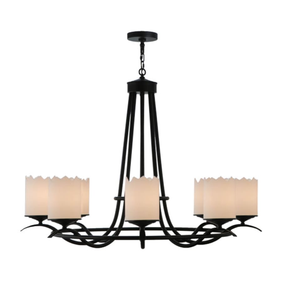 Meyda Tiffany Octavia 8 Light 48" Wide Pillar Candle Style Chandelier