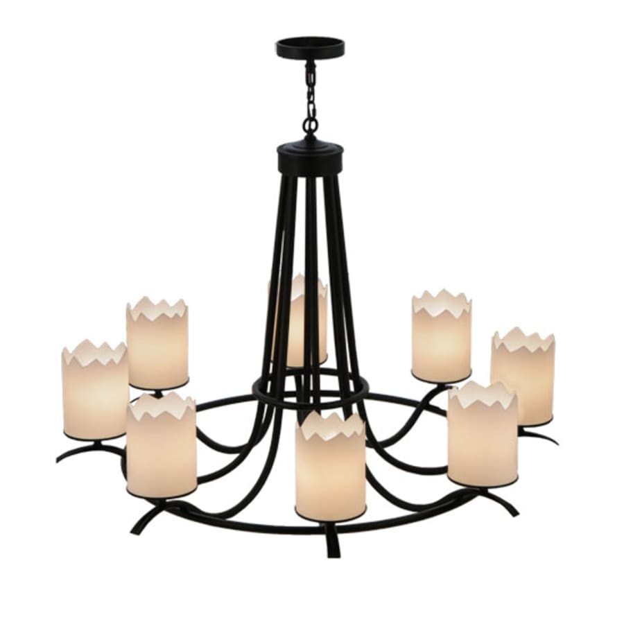 Meyda Tiffany Octavia 8 Light 48" Wide Pillar Candle Style Chandelier