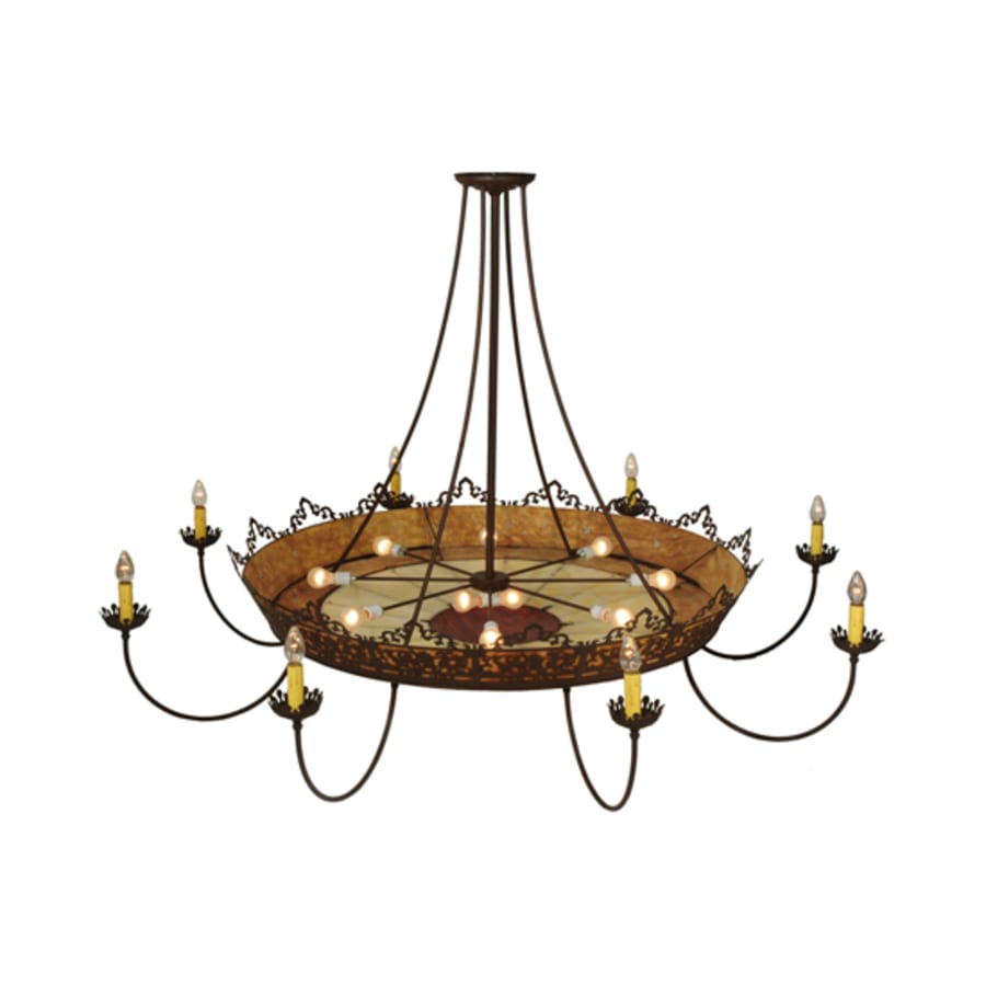 Meyda Tiffany Stanley 18 Light 84" Wide Taper Candle Style Chandelier