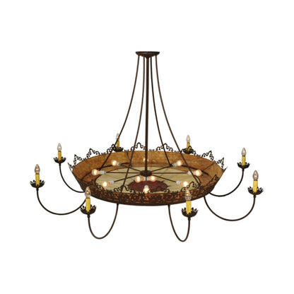 Meyda Tiffany Stanley 18 Light 84" Wide Taper Candle Style Chandelier