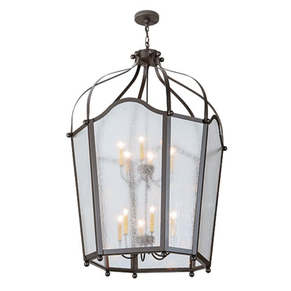 Meyda Tiffany Citadel 12 Light 42" Wide Taper Candle Pendant