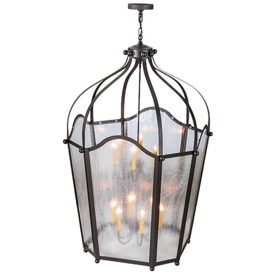 Meyda Tiffany Citadel 12 Light 42" Wide Taper Candle Pendant