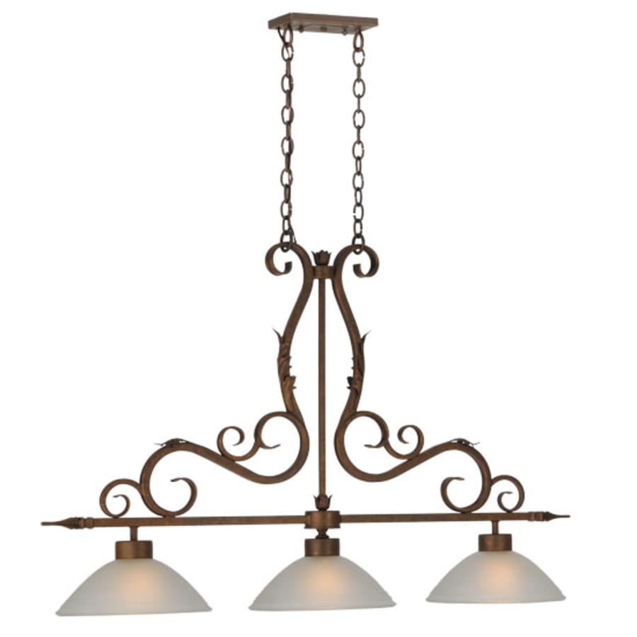 Meyda Tiffany Zamora 3 Light 49" Wide Linear Pendant