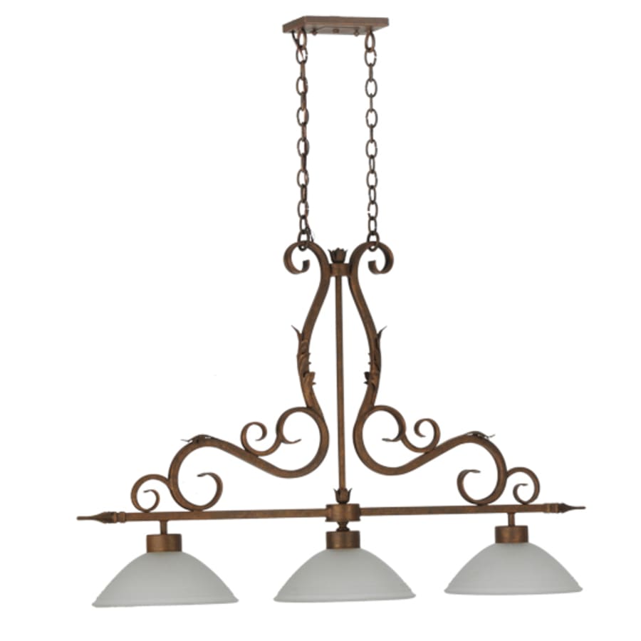 Meyda Tiffany Zamora 3 Light 49" Wide Linear Pendant