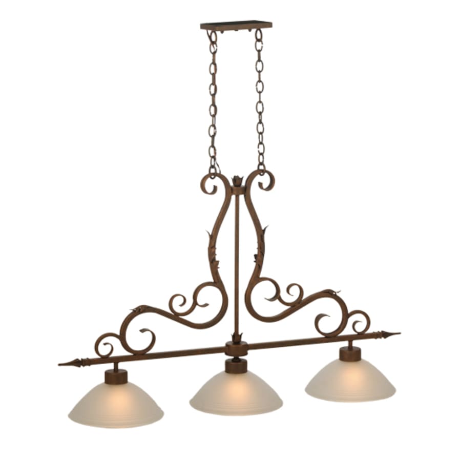 Meyda Tiffany Zamora 3 Light 49" Wide Linear Pendant