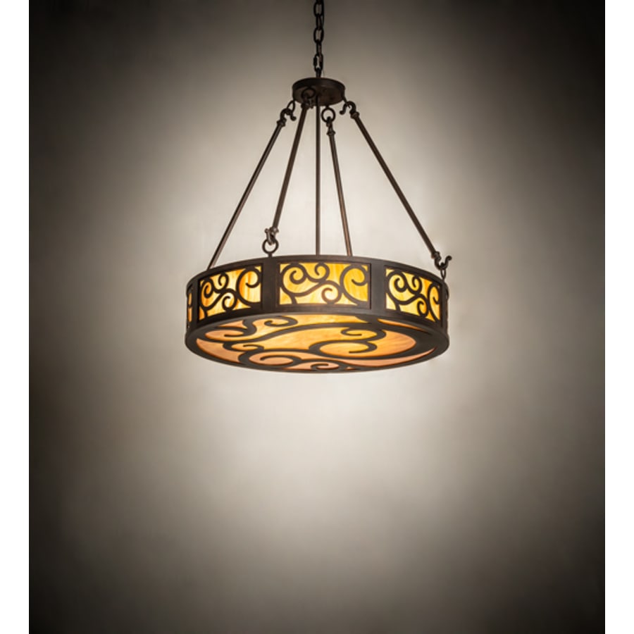 Meyda Tiffany Dean 3 Light 24" Wide Pendant