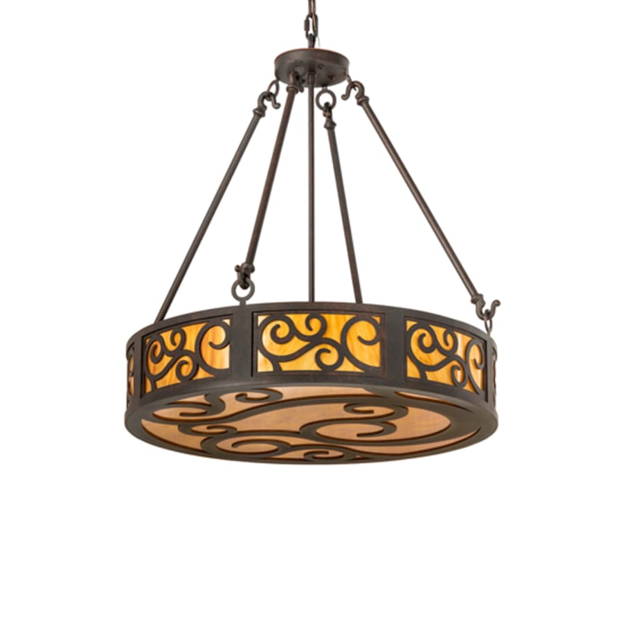 Meyda Tiffany Dean 3 Light 24" Wide Pendant