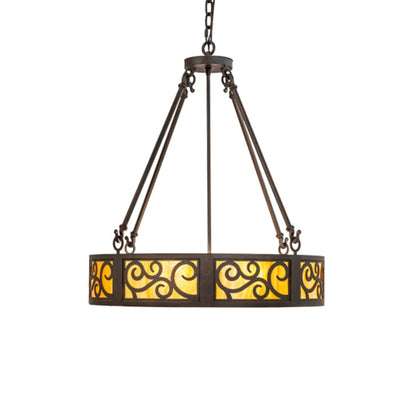 Meyda Tiffany Dean 3 Light 24" Wide Pendant