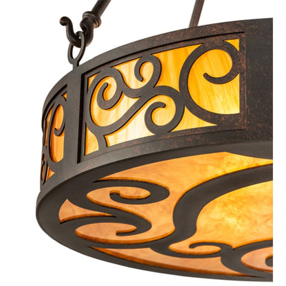 Meyda Tiffany Dean 3 Light 24" Wide Pendant