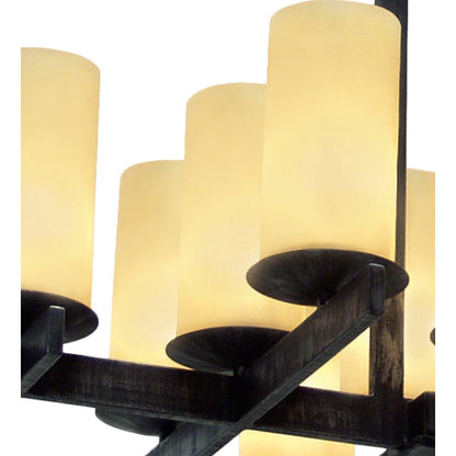 Meyda Tiffany Dante 12 Light 36" Wide Pillar Candle Style Chandelier