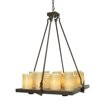 Meyda Tiffany Altar 17 Light 42" Wide Pillar Candle Pendant