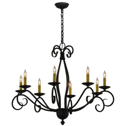 Meyda Tiffany Sienna 8 Light 36" Wide Taper Candle Style Chandelier