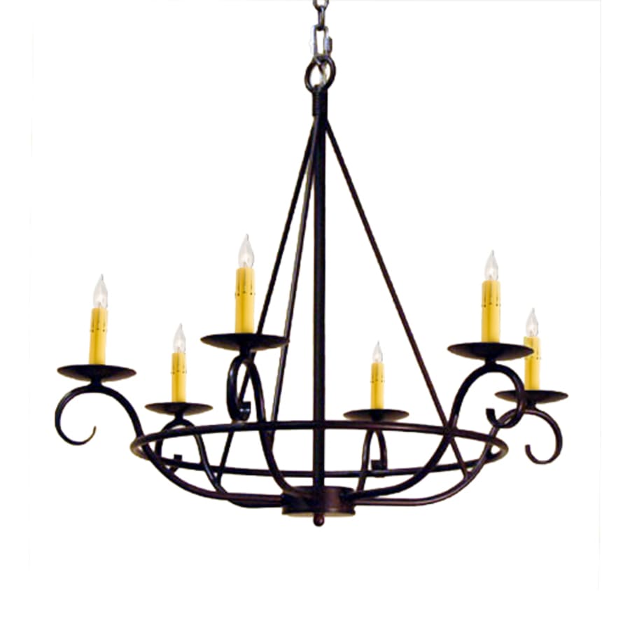 Meyda Tiffany Estrella 6 Light 32" Wide Taper Candle Style Chandelier
