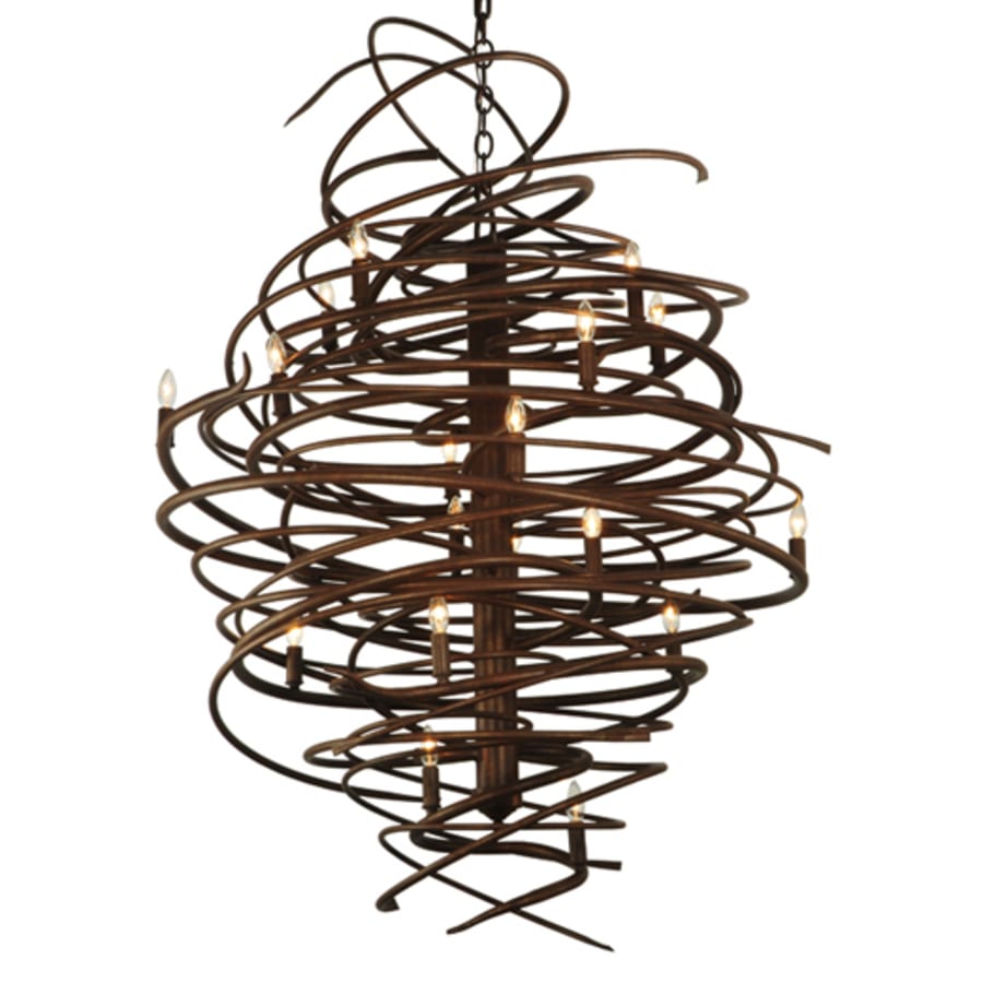 Meyda Tiffany Cyclone 18 Light 36" Wide Taper Candle Style Chandelier