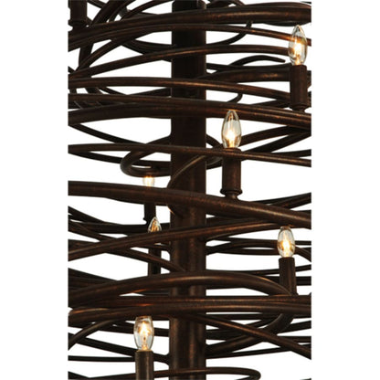 Meyda Tiffany Cyclone 18 Light 36" Wide Taper Candle Style Chandelier