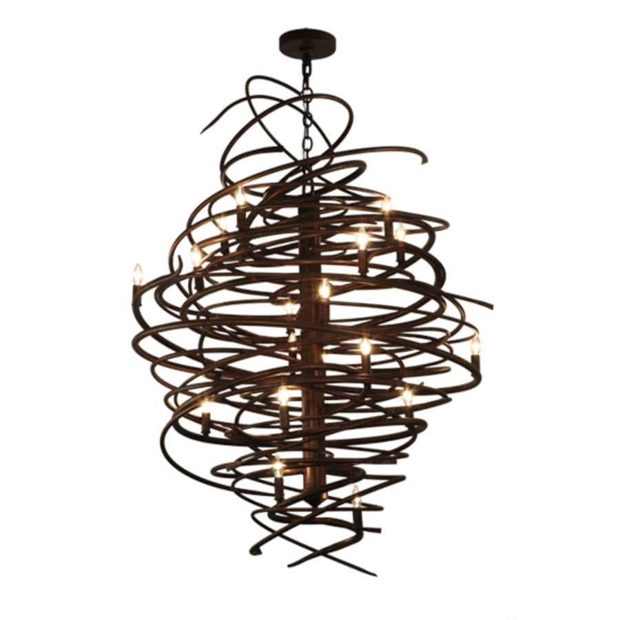 Meyda Tiffany Cyclone 18 Light 36" Wide Taper Candle Style Chandelier