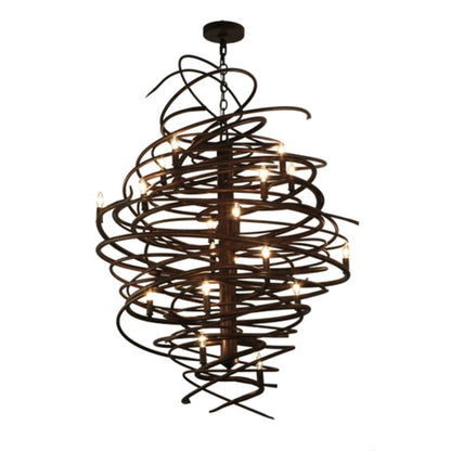 Meyda Tiffany Cyclone 18 Light 36" Wide Taper Candle Style Chandelier