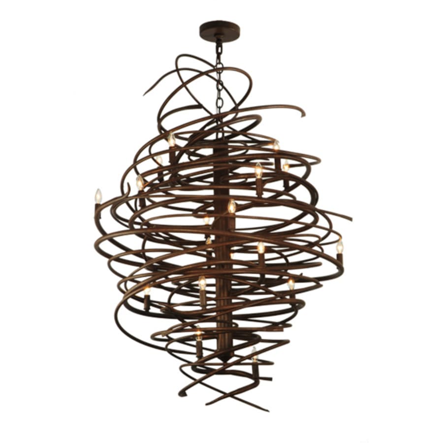 Meyda Tiffany Cyclone 18 Light 36" Wide Taper Candle Style Chandelier