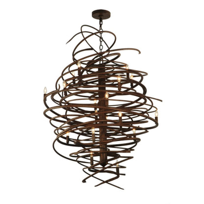 Meyda Tiffany Cyclone 18 Light 36" Wide Taper Candle Style Chandelier