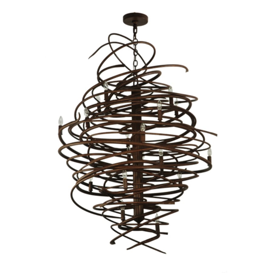 Meyda Tiffany Cyclone 18 Light 36" Wide Taper Candle Style Chandelier