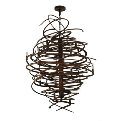 Meyda Tiffany Cyclone 18 Light 36" Wide Taper Candle Style Chandelier