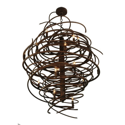 Meyda Tiffany Cyclone 18 Light 36" Wide Taper Candle Style Chandelier