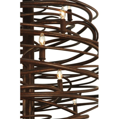 Meyda Tiffany Cyclone 18 Light 36" Wide Taper Candle Style Chandelier