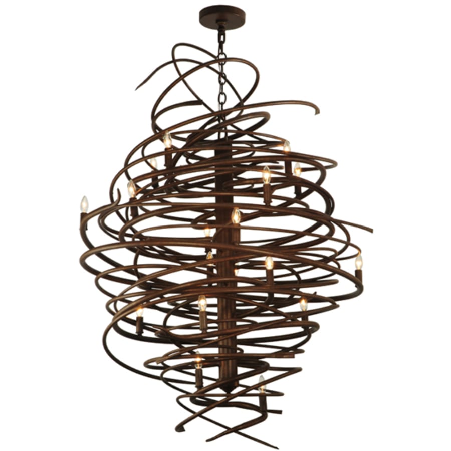 Meyda Tiffany Cyclone 18 Light 36" Wide Taper Candle Style Chandelier