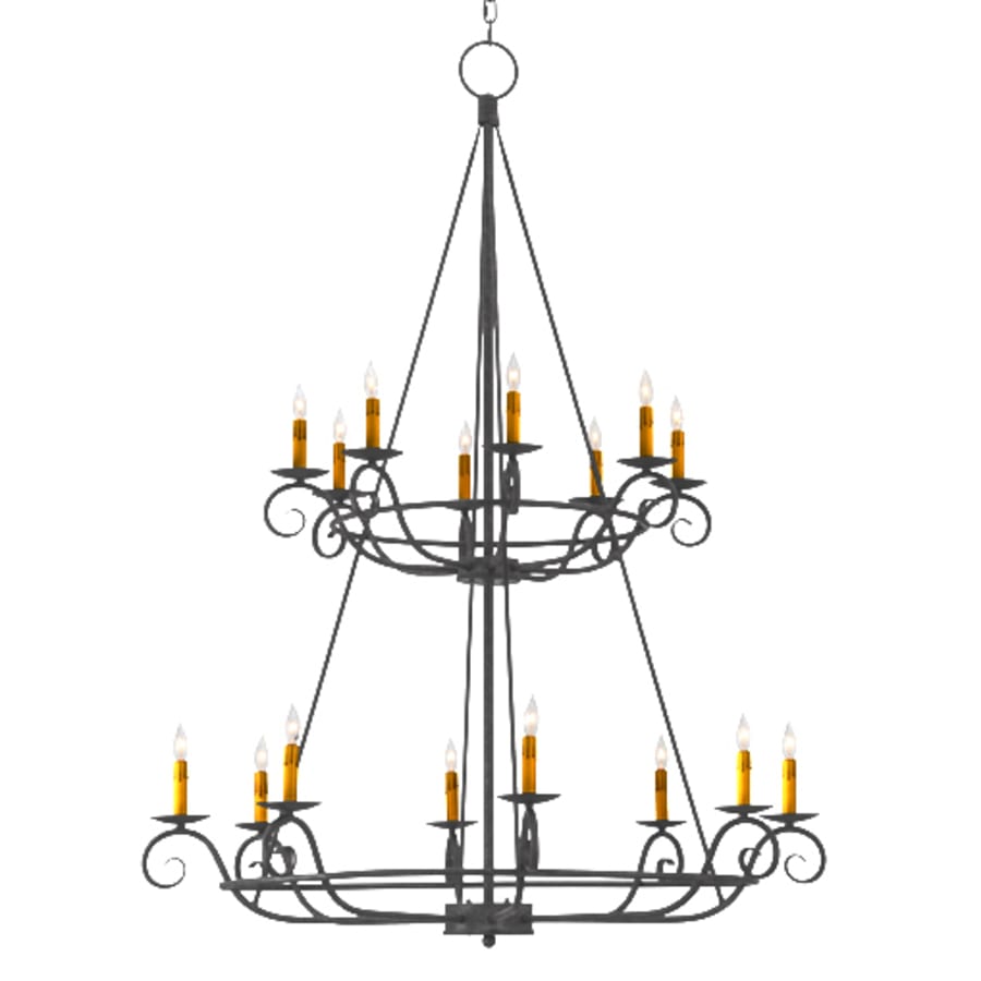 Meyda Tiffany Estrella 16 Light 45" Wide Taper Candle Style Chandelier