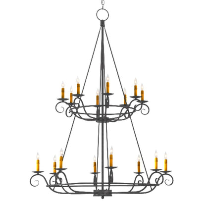 Meyda Tiffany Estrella 16 Light 45" Wide Taper Candle Style Chandelier