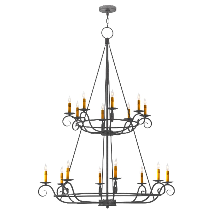 Meyda Tiffany Estrella 16 Light 45" Wide Taper Candle Style Chandelier