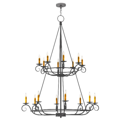 Meyda Tiffany Estrella 16 Light 45" Wide Taper Candle Style Chandelier