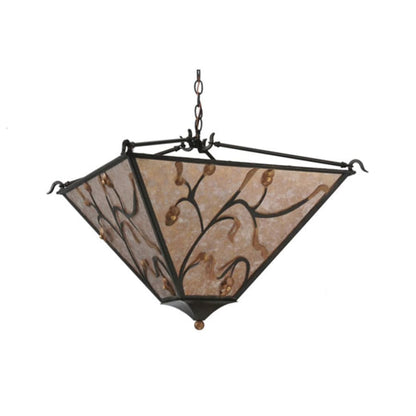 Meyda Tiffany Blossoming Branches 4 Light 34" Wide Pendant