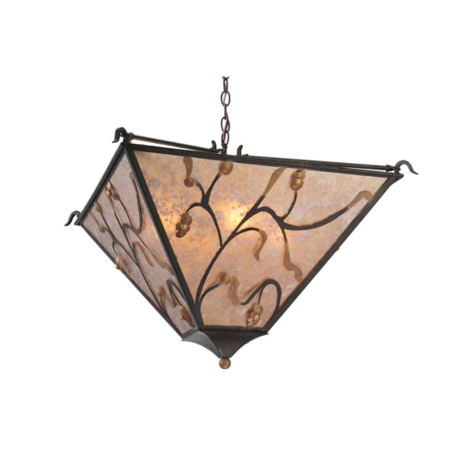 Meyda Tiffany Blossoming Branches 4 Light 34" Wide Pendant