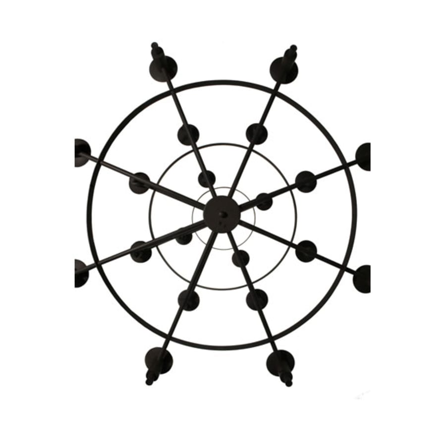 Meyda Tiffany Carella 20 Light 135" Tall Taper Candle Style Chandelier - Dark Roast Finish